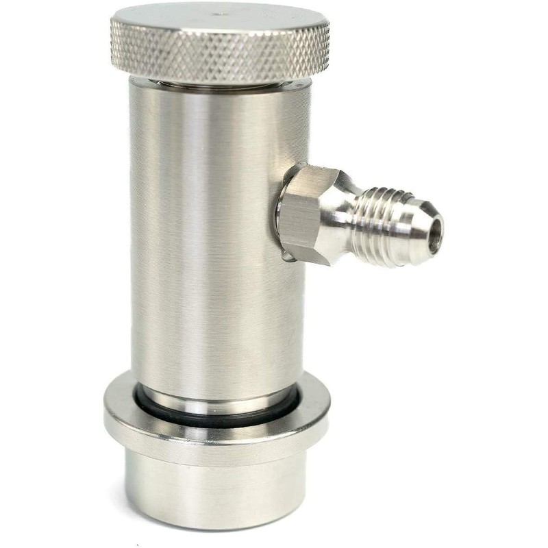 Stainless Steel Ball Lock Disconnect with Flow Control for Cornelius