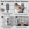 Lemtrflo 28oz Hanging Automatic Water Dispenser，Rabbit Water Bottle,Bunny Guinea Pig