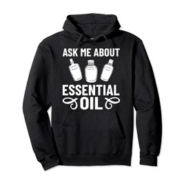 Essential Oil Diffuser Peppermint Aromatherapy Bottles Pullover Hoodie