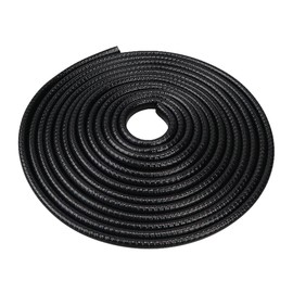 POFET Car Door Edge Protector, Car Door Rubber Seal, U Shaped Anti Scratch Strip for Most Cars, 5M (Black)