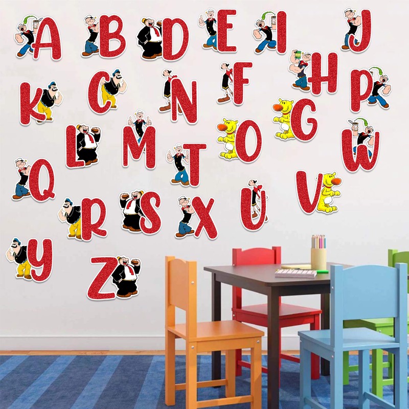 Seyal® Popye Alphabet Wall Sticker