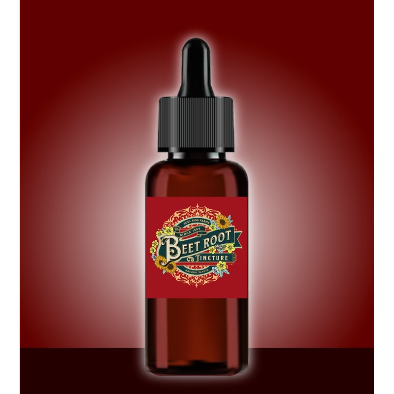 100% Pure Beet Root Tincture (Beta Vulgaris) Organic Dried Root