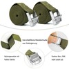 Pack of 4 Tie Down Straps, 2.5 m Lashing Straps