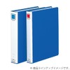 コクヨ ファイル リングファイル PP表紙 A4縦 4穴 青 フ-434NB