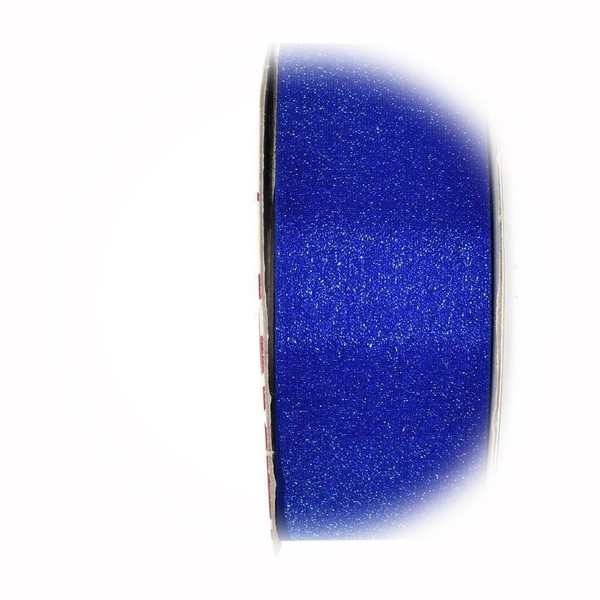 The New 50 Yard Spool Blue Cut Edge Ribbon 1