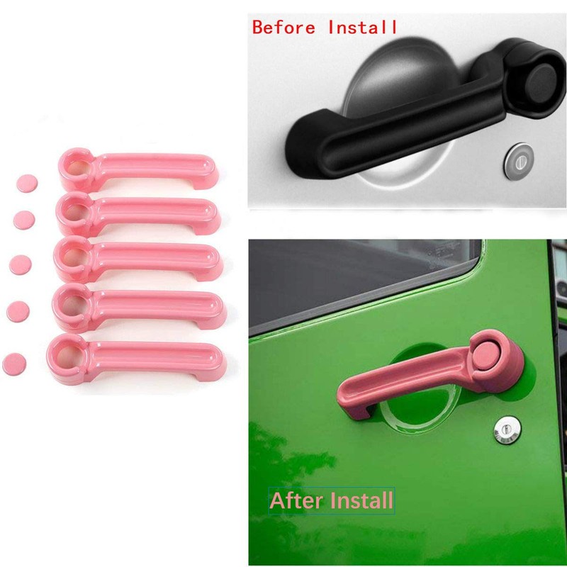 JeCar - Kit de cubierta de manija de puerta para