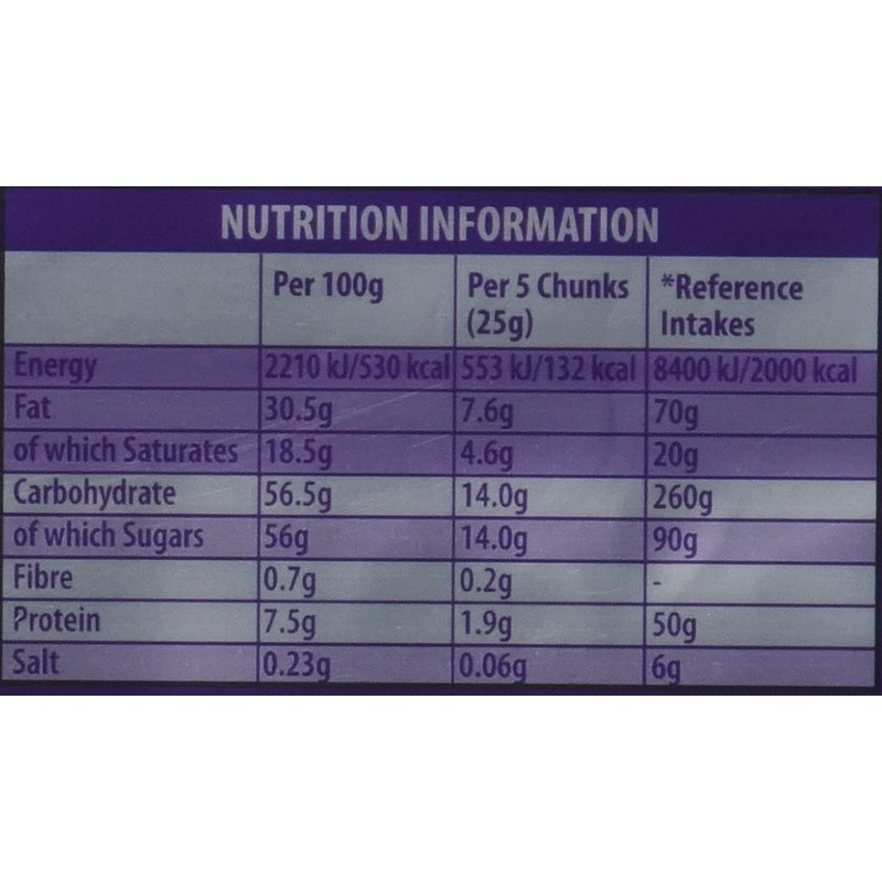 Cadbury Dairy Milk 180g (Pack of 7)