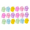 Abaodam 18pcs Glow Dark Mini Resin Figurines Cute Luminous Animal