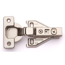 Silverline Face Frame Clip On Quiet Soft Close Cabinet Door Hinges, 1/2" Overlay, with Built-in Damper, Heavy Duty Steel for Kitchen Bathroom (4)