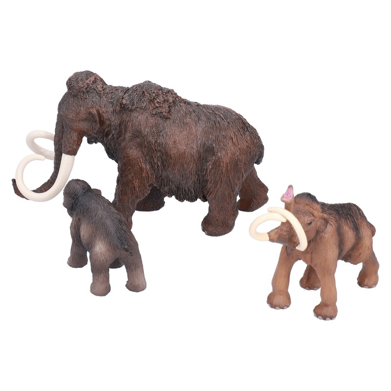Mammoth Model Simulated Figurine Realistic Plastic Mammoth Toys for Animal