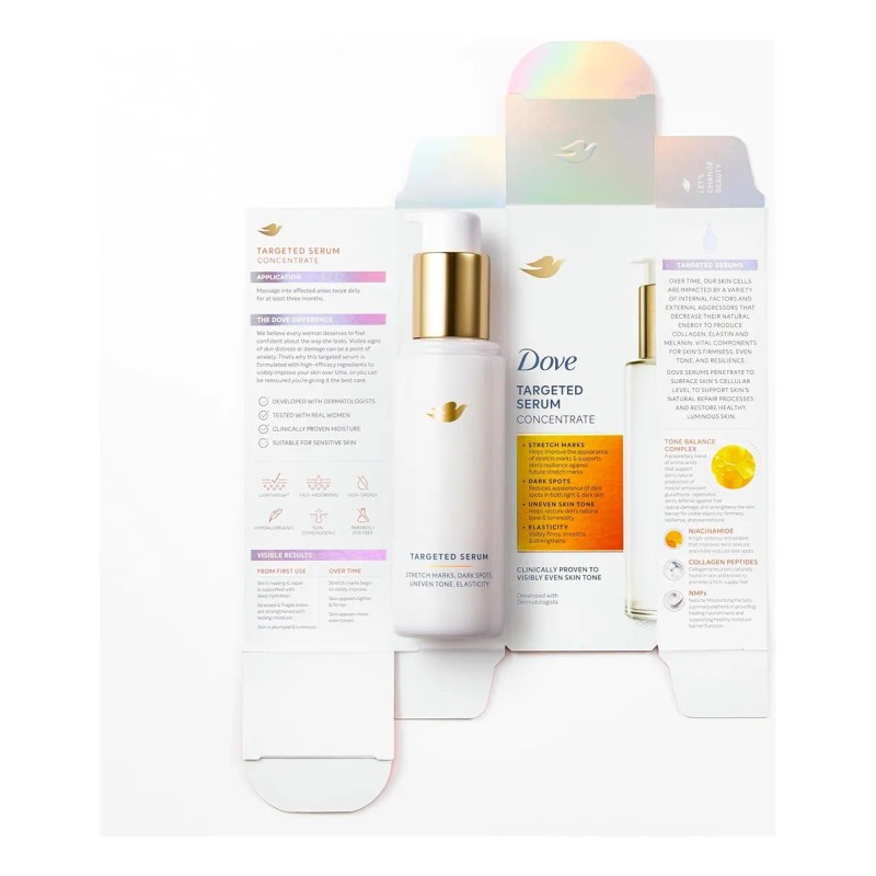 Dove Suero Dirigido Multiusos Estrías Targeted Serum