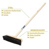 Sweeping Broom with Long Handle, Horsehair Mix, Broom Made of