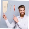 VICASKY 1set Stainless Steel Beard Scissor Kit with Comb Storage
