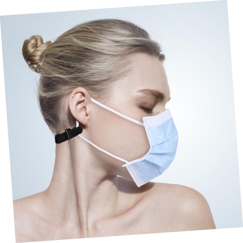 IWOWHERO 10 Pcs Adjustable Elastic Mask Extenders Flexible Ear Straps