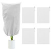 UKQRRTC 5Pcs Shrub Cover Freeze Protection Winter Drawstring Shrub Cover