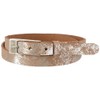 MGM Women's Belt Soft Glam "Small", Silver (silver-used)