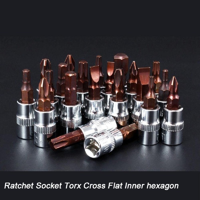 Drive Bit Socket, Multipurpose Ratchet Screwdriver Bit for Home Maintenance