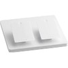 Lutron Caseta Smart Lighting Dual Pedestal for Pico Remotes, L-PED2-WH,