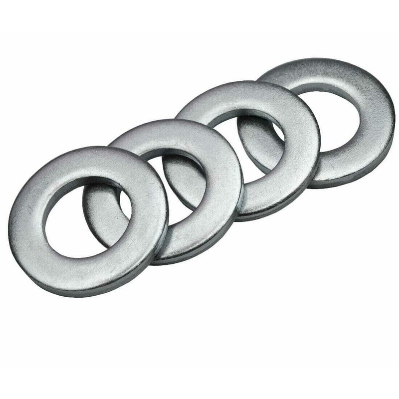 M10 (10mm) Flat Washers Steel Repair Washer Zinc Plated (Pack