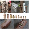 149Pcs Hex Insert Nut Iron Galvanized Drive Head Wood Furniture