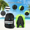 flintronic Backpack Waterproof Cover, 2 Pack Reflective Rucksack Cover, High