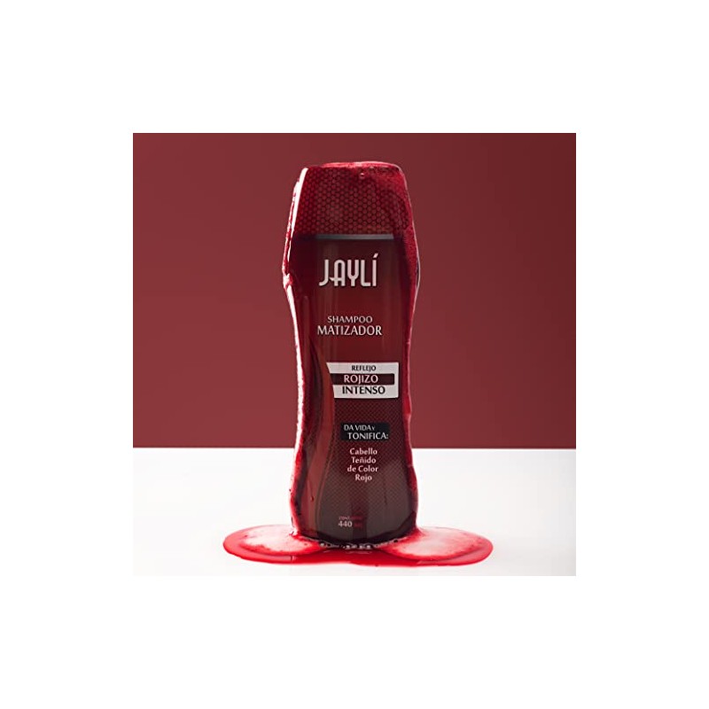 Jayli Shampoo Tonificador Matizador Rojo, 440 ml