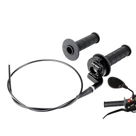 Quick Throttle Grip Set, Quick Throttle Grip Simson S51, Pro Taper Grips, 7/8 Inch 22 mm Motorcycle Throttle Grip Twist Grip Cable Assembly for 50cc 90cc 110cc 125cc 140cc 150cc 200cc 250cc Pitbike Dirt Bike