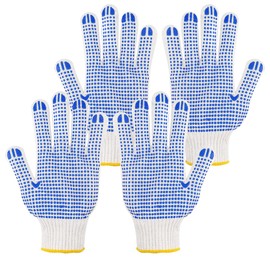 ZJIVQO 2 Pairs Animal Handling Gloves Gloves with Firm Grip Animal Handling Gloves for for Dog Cat Bird Snake Parrot Lizard Wild Animals Protection Gloves Random Color