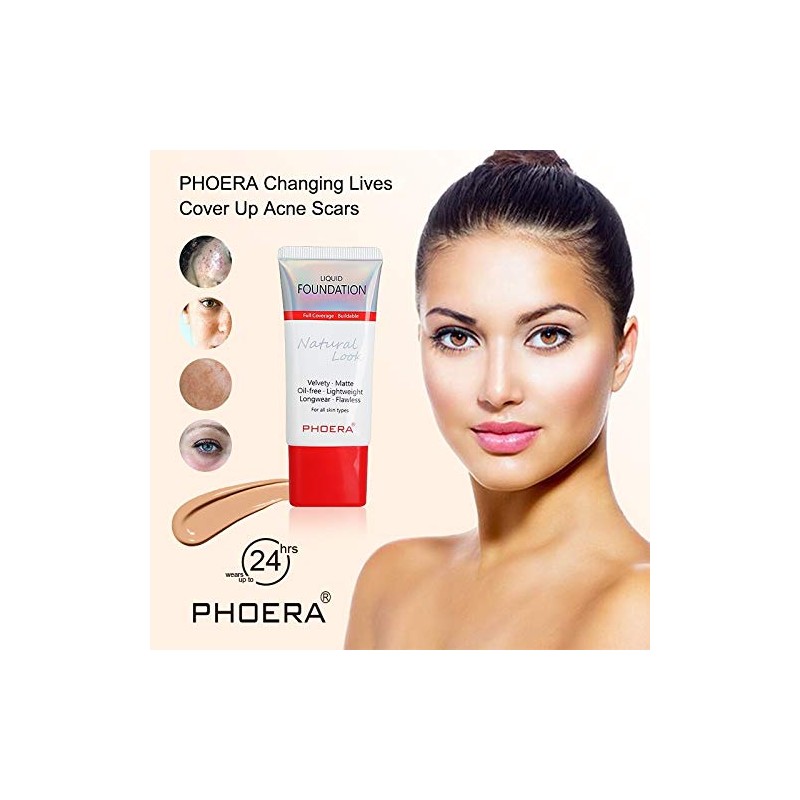 AQUAPURITY PHOERA Full Coverage Foundation New Formula Waterproof Long Lasting