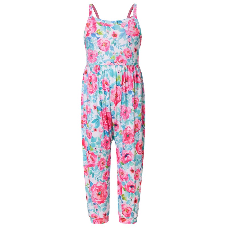 Yousie Girls Size 7 8 Jumpsuit Romper Spring Summer Outfit