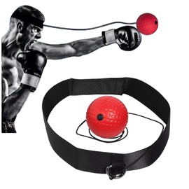 Boxing Training Speed Ball – Head-Mounted PU Reaction Ball for Hand-Eye Coordination and Fitness