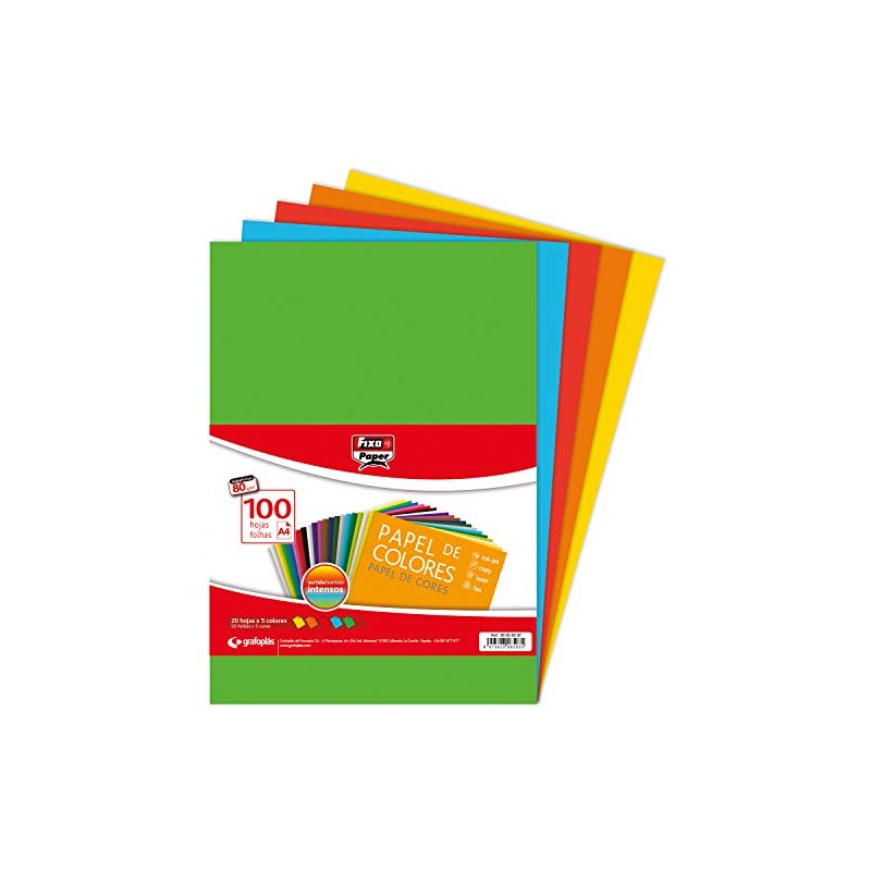 FIXO Paper 650097. Pack of 100 Sheets of A4 80