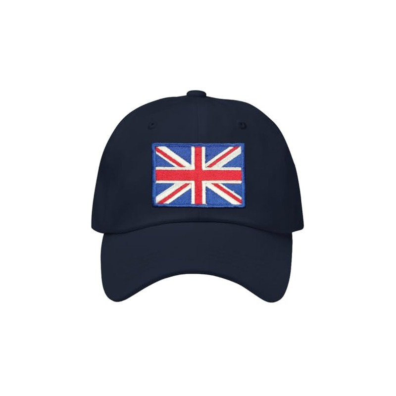 FifthRiver Union Jack Baseball Cap for Men Women, Adjustable, Embroidered