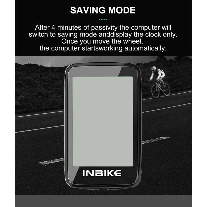 INBIKE Bicycle Computer Wireless Bicycle Speedometer Bicycle GPS Speedometer Wireless