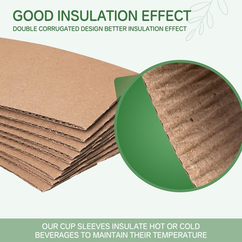 16 oz 500 Pack Disposable Coffee Cups with Lids &