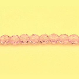 PRECIOSA Alexandrite Transparent - 50 3mm Faceted Round Fire Polish Czech Glass Beads