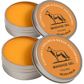 Lmoy 2PCS Therawolf Neuro Balm, Nerve Relief Balm for Neuropathy, Natural Joint Care Soothing Massage Cream with Magnesium and Menthol