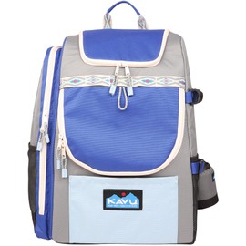 KAVU Pacific Rimshot Deluxe Disc Golf Backpack Includes Drink Cozy-Wild River