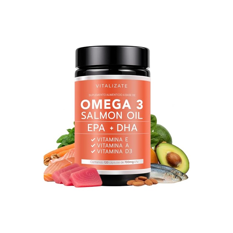 Omega Platinum Suplemento Potenciado Fish Oil Aceite Salmon Epa Dha