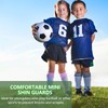 Rigidstone 4 Pieces/2 Pairs Mini Football Shin Guards 10 x
