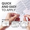 X-Protector Cabinet Door Bumper Strips - 40 PCS - Clear