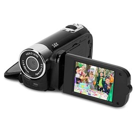 Edge by Body Code HD 1080P Digital Video Camcorder 2.7in 16X Zoom DV Camera 270° Rotation Rechargeable Kid Camera w/Fill Light Selfie