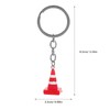 AOKWAWALIY Traffic Cone Key Chain Traffic Cone Pendant Construction Road