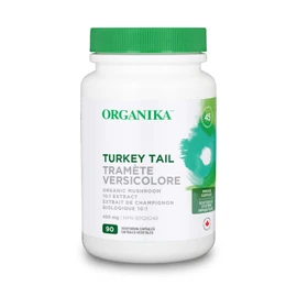Organika Turkey Tail Mushroom- Organic 450mg 10:1 Extract- Immune Support- 90vcaps