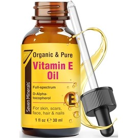 NUEVO aceite de vitamina E ultrapuro, 75 000 UI, D-alfa-tocoferol de espectro completo, 1 onza líquida, aceite de vitamina E 100% orgánico para piel, 