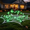 1 Pack 8 Modes 6.7 FT(Wide) Halloween Giant Spider,Light up