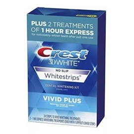 Cresta 3d Whitestrips Vivid Dientes Plus Kit De Blanqueamien