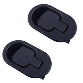 Mioaoa 2Pcs Black Recliner Replacement Part Sofa Chair Couch Release Lever Pull Handle Replacement Recliner Handle ABS Plastic Fits Both A 6mm and 3mm Furniture Parts