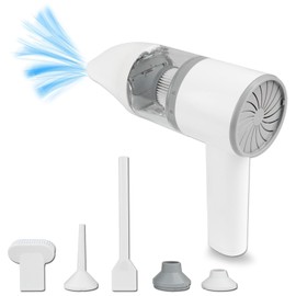 VIRSHX BATT Handheld Car Vacuum Cleaner with Efficient Brushless Motor, 120W High Power and Extended Runtime, 4-in-1 Portable Cordless Hand Vacuum for Car, Home, Office, Pet