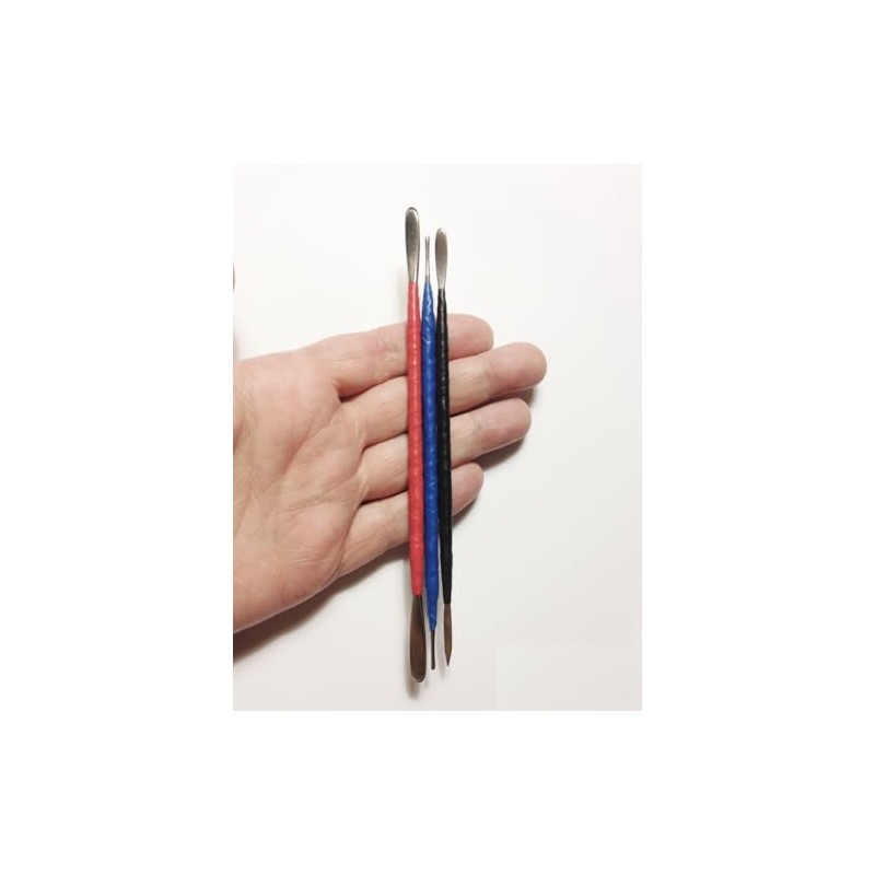 M01222 MOREZMORE 3pc Set Sculpting Tools Spatula Miniature Tools Clay